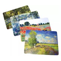 מארז רביעיית פלייסמטים קטנים קלוד מונה Claude Monet