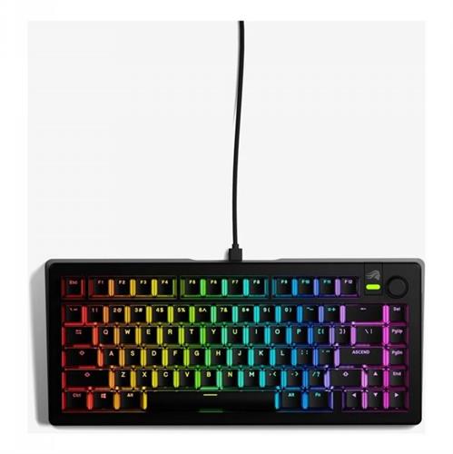 מקלדת מכאנית חוטית Glorious GMMK 3 75% (Pre-Built) שחור