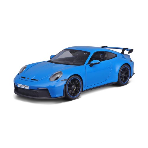 מאיסטו - מכונית פורשה כחול  - Maisto 1:18 Porsche 911 GT3 Coupe 2022