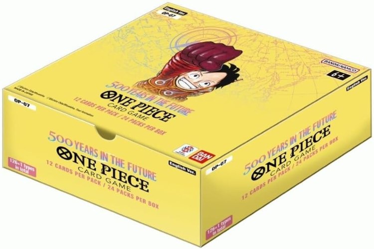 קלפי וואן פיס בוסטר בוקס ONE PIECE TCG: 500 YEARS IN THE FUTURE BOOSTER BOX (OP-07)