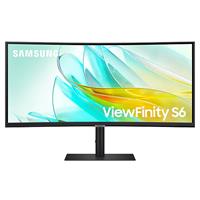 מסך מחשב קעור Samsung 34" ViewFinity S6 VA UWQHD 100Hz 5ms 1000R