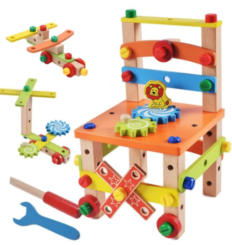 כיסא לבנייה - צעצוע מונטסורי