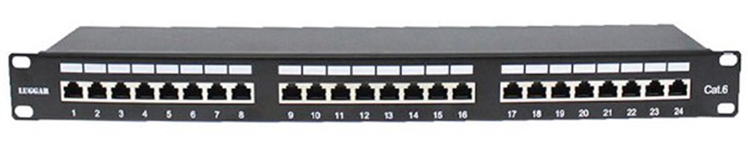 פנל 24 מחברים RJ-45 CAT 6