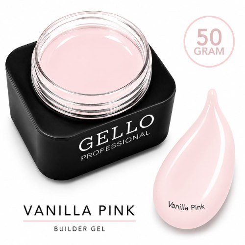 ג'ל בנייה 50 גרם -  GELLO|VANILLA PINK