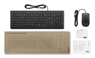 סט חוטי Lenovo Essential Wired Hebrew/English incl Copilot Key