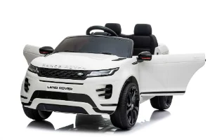 ג'יפ ממונע לילדים ריינג' רובר 12V צבע לבן - RANGE ROVER