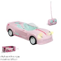 מכונית שלט בארבי PINK