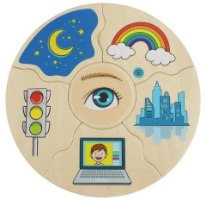 משחק חמשת החושים 30 חלקים Cognito מעץ 11556 מבית Beleduc