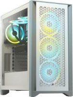 מארז למחשב CORSAIR 4000D TG AIRFLOW Mid-Tower ATX Case- לבן