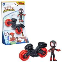 ספיידי - דמות+אופנוע - Spidey AMAZING FRIENDS