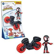 ספיידי - דמות+אופנוע - Spidey AMAZING FRIENDS