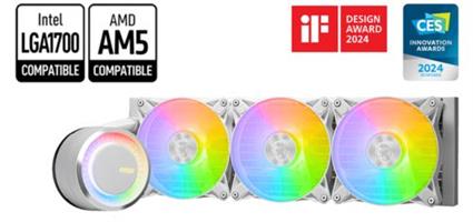 קירור נוזלי לבן למעבד  MSI MAG CORELIQUID E360 WHITE