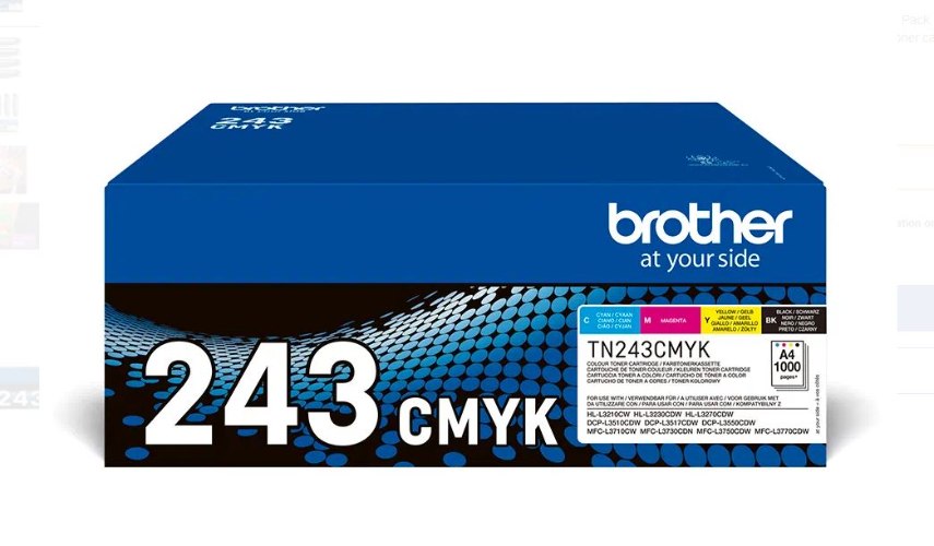 סט טונרים מקורי Brother Original Multipack Toner TN-243