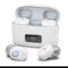 לבן - מיני מכשירי שמיעה נטענים עם סינון רעשים MiniBuds