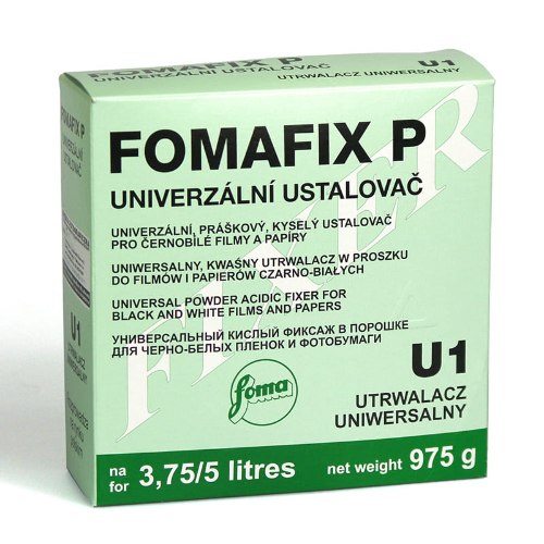 Fomafix P - U1 5 Liter Fixer קובע לפילם ונייר שחור לבן אבקה