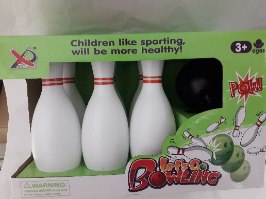 מארז באולינג לילדים הכולל 6 פינים וכדור