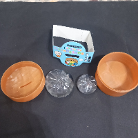 סקווישי  נידו 2 דונאטס דאמפלינג דביק שקוף בקופסה - Squishy Nido 2 Donuts Dumpling AB2064A