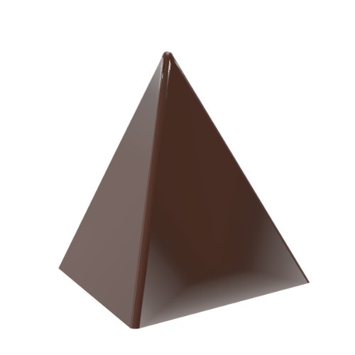תבנית פוליקרבונט פירמידה חלקה 3 דפנות 21 יח' 5.5 גרם CW1680