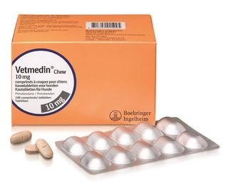 Vetmedin 10 mg 100 chewable tablets