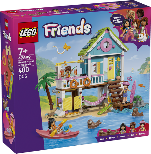 לגו חברות - בית על החוף עם כלב - LEGO Beach House with Seals 42699