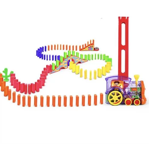 רכבת דומינו-מדהימה במיוחד לילדים