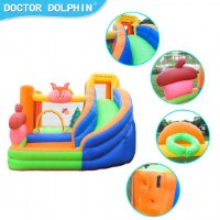 מתקן קפיצה מתנפח לחצר עם מגלשה D72050 מבית Doctor Dolphin
