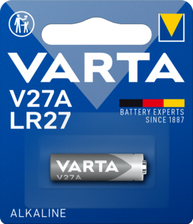 סוללה לשלט רכב Varta אלקליין מדגם V27A/LR27