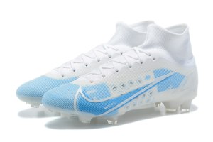 נעלי כדורגל Nike Mercurial Superfly 8 Elite FG לבן תכלת