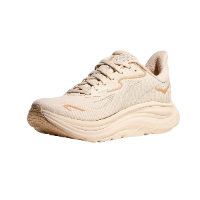 HOKA CLIFTON 10 נעלי ספורט נשים הוקה קליפטון 10 בצבע וניל/לבנה | רוחב לבחירה