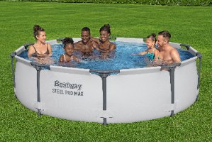 בריכת צינורות אפורה ​​​​​​​​​​​​​​(305X76) 56408 מבית BESTWAY