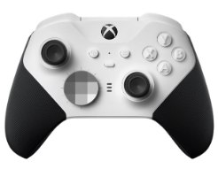 בקר משחק אלחוטי Microsoft Xbox Elite Wireless Controller Series 2 – מבט חזיתי על הבקר בצבעי לבן