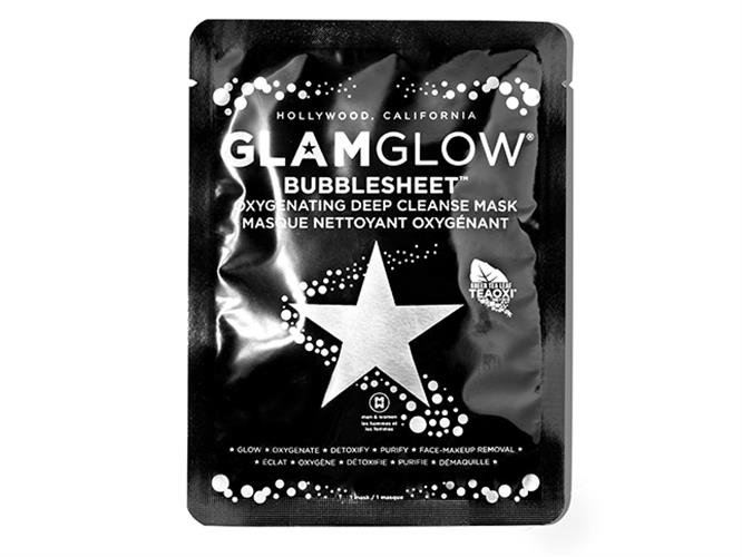 גלאם גלואו - מסכת בד דיטוקס לניקוי עמוק וטיהור עור הפנים - Bubblesheet