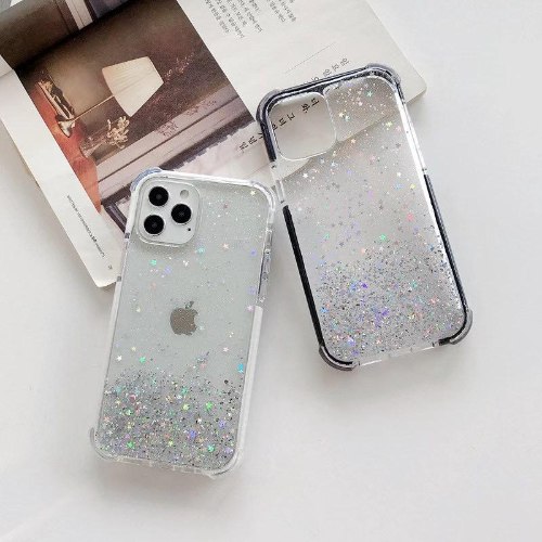 כיסוי כוכבים שקוף לאייפון 12 מיני 5.4" IPHONE 12 MINI