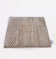 כיסוי פלטה מרופד -  שמפניה