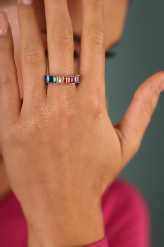טבעת colourful דגם POL