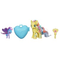 סט 2 דמויות הפוני הקטן שלי עם אביזרים My little pony