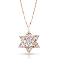 תליון מגן דוד יהלומים 1.77 קארט