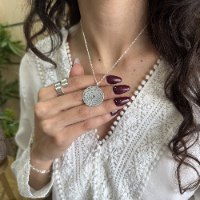 שרשרת אנא בכח עם הקדשה אישית מאחור