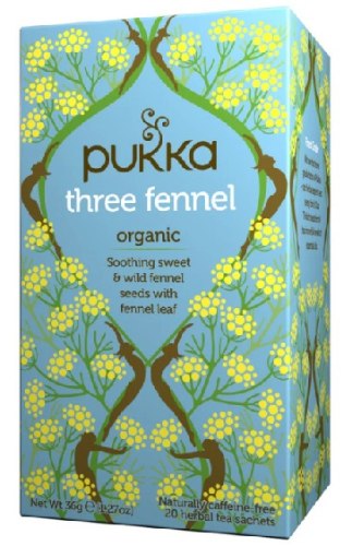 חליטת תה שלוש שומר | Three Fennel Tea | פוקה Pukka