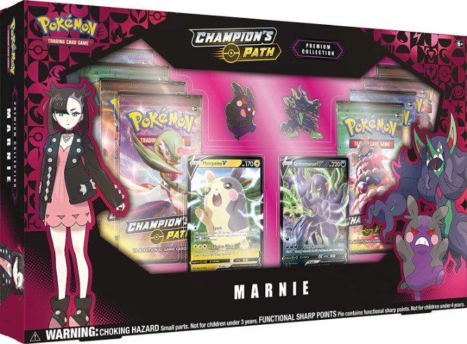 קלפי פוקימון פרימיום Pokemon TCG Champion’s Path Premium Collection – Marnie