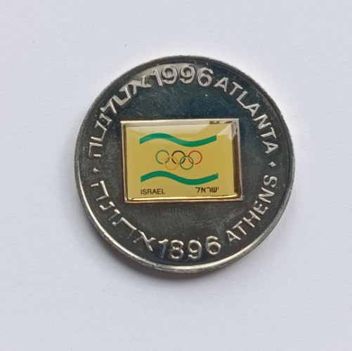 מדליה המשחקים האולימפיים, אטלנטה- שנת 1996, מדליה נחושת-ניקל, 38.5 מ"מ
