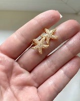 Seastar Earrings Gold