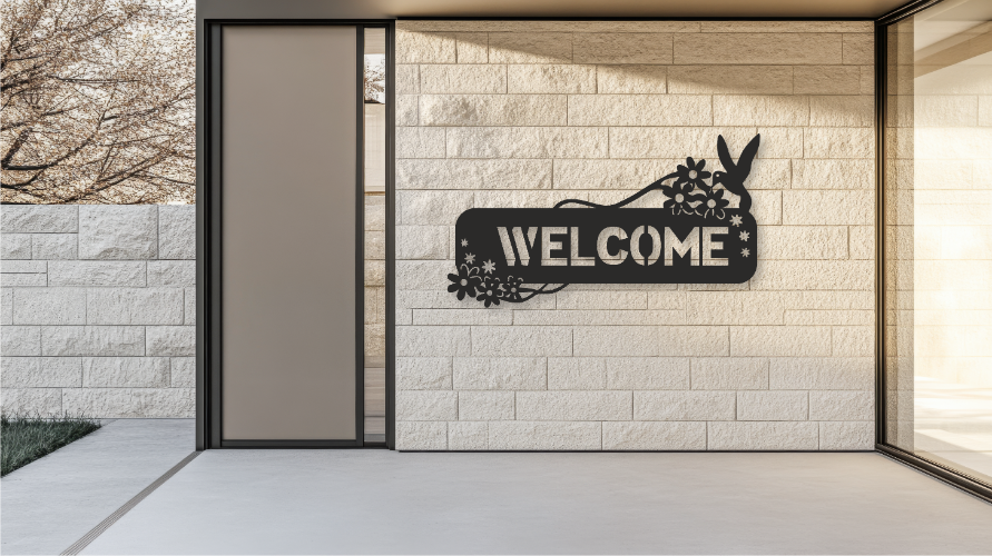 Welcome פרחוני