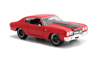 ג'אדה מהיר ועצבני - דגם מכונית שברולט - Jada Fast & Furious DOM'S CHEVROLET CHEVELL E SS 1:24