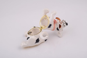 White dalmatian dog