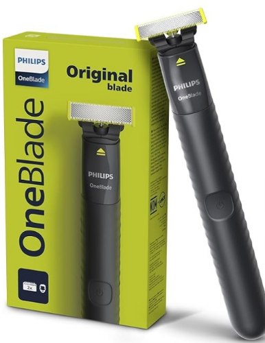 מכונת גילוח אלחוטית נטענת Philips OneBlade QP1424 - עמידה לחלוטין במים IPX7 לגילוח יבש או רטוב כולל