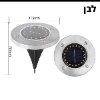 לבן 20 מנורות לד - מנורת לד דקורטיבית סולארית לגינה