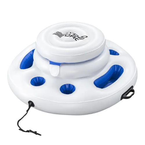 צידנית צפה לבריכה BESTWAY Hydro-Force Polar Circle ‎85×32‎ ס״מ | מק״ט ‎| ‎43949‎ מחזיקי כוסות |