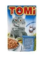 טומי פאוץ מעדן לחתולים בטעם סלמון 85 גרם - TOMI CAT FOOD SALMON 85G