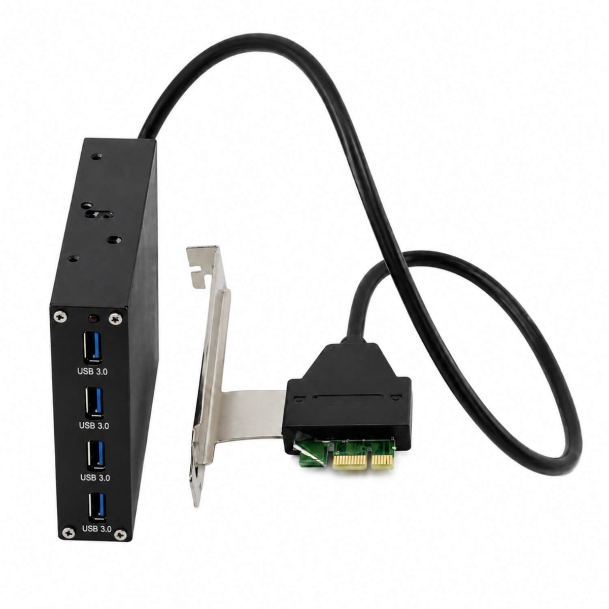 IPPON PCI-E Card USB3.0 4xPorts + 3.5" Bay Kit
